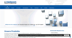 Desktop Screenshot of medacom.de