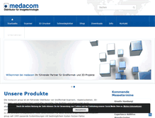 Tablet Screenshot of medacom.de